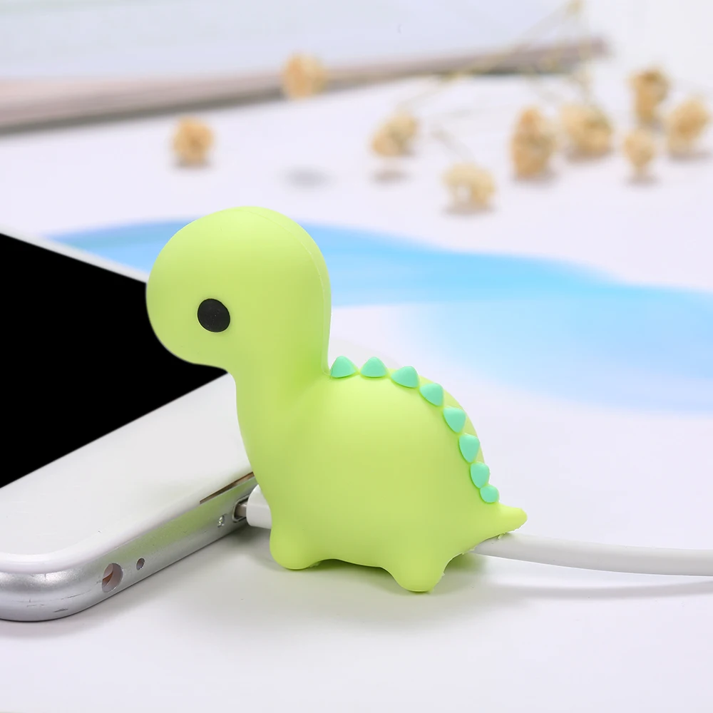 Симпатичные животные укусы анти Break USB протектор для кабеля передачи данных