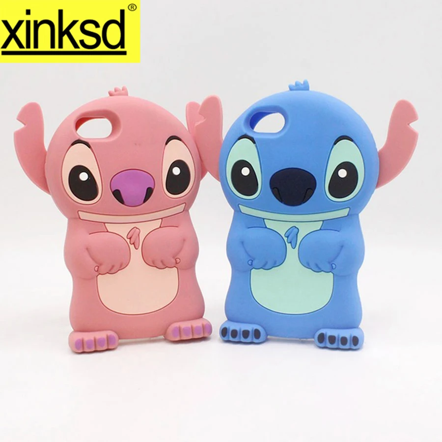 Роскошный милый чехол для телефона Lilo Stitch, чехол для iPhone 7, 8 Plus, XS, X, 5, 5S, SE, 6, 6S Plus, 8, 7 Plus, 6 Plus, мягкий силиконовый 3d чехол