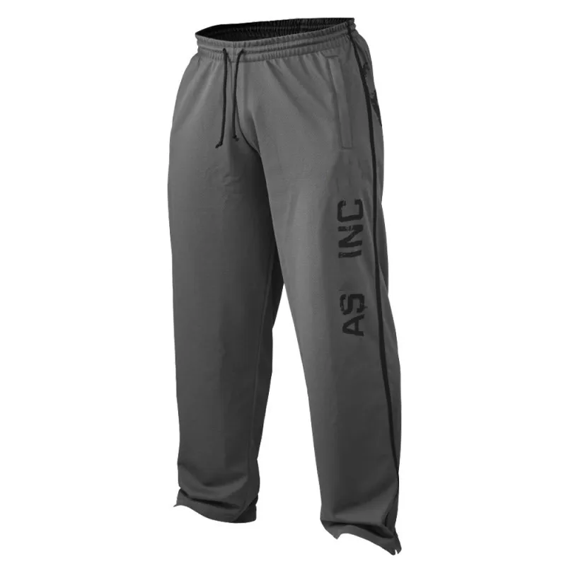 2018 الشتاء الرجال عارضة فضفاض Sweatpants الرجال الأساسية سروالا الجانب شريط قيعان تنفس الرياضية السراويل الترنك