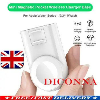 

For Apple Watch iWatch 1/2/3/4 Mini Magnetic Charger Dock QI Wireless Charger