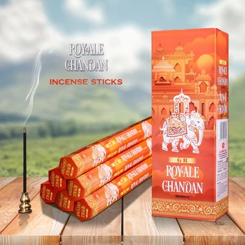 

Elephant Nasal God Indian Incense Sticks 120pcs Sandalwood Smell Natural Stick Incenses India Buddhist Supplies Smell for Home