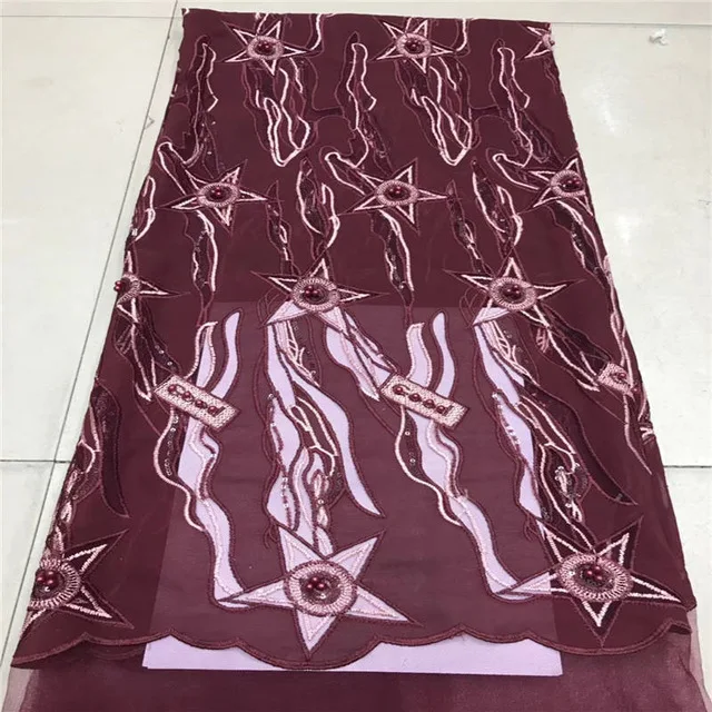 

2018 French Nigerian Laces Fabric High Quality Tulle African Laces Fabric For Wedding Dress African French Tulle