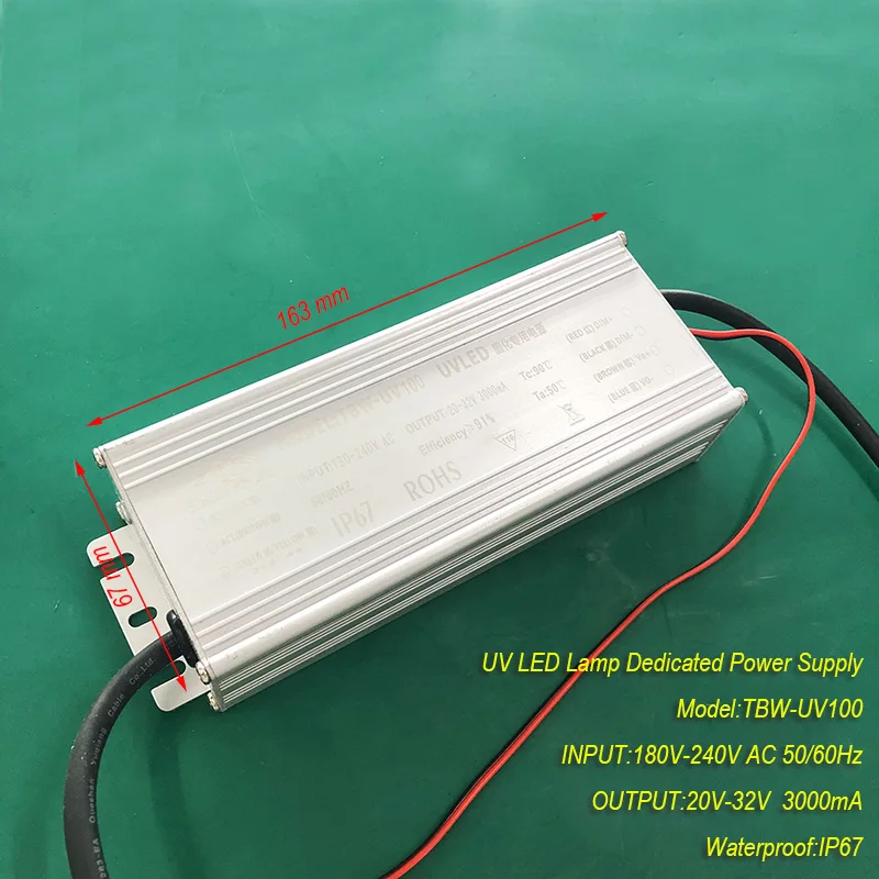 3A 100W IP67 Waterproof Constant Current Source For UV LED Module Gel Curing Lamps INPUT AC 110V-240V OUTPUT DC 20V-32V 3000 Ma 3000 mm measuring range programmable analog output option ip67 rope encoder wire draw position linear draw wire encoder