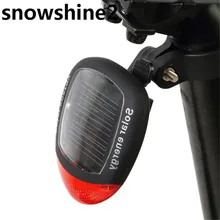 Snowshine2 #3001 Экологически Чистые Солнечные Велосипед Задние Фонари Сигнальные лампы бесплатная доставка оптовые