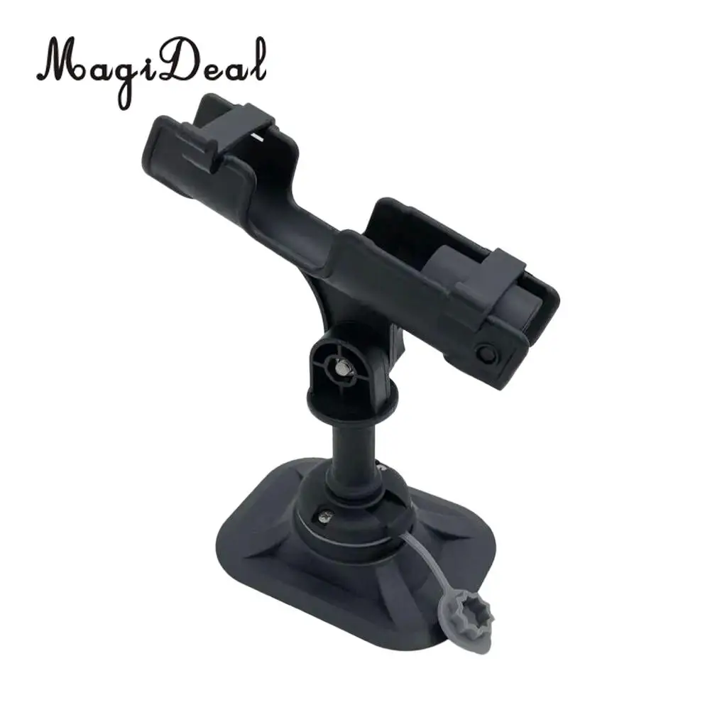 MagiDeal Adjustable 360 Degrees Kayak Fishing Rod Holder Boat Pole Stand Bracket