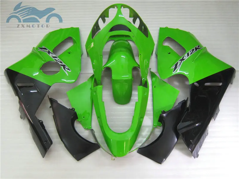 Инжектор мотоцикл обтекатели комплект подходит для KAWASAKI Ninja ZX12R 2000 2001