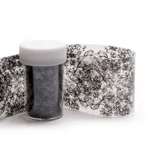 GRACEFUL SIMPLE DESIGN Floral Print Nail Art Foil Stickers Transfer Decal Tips Manicure NAIL DECOR PAPER JUN24