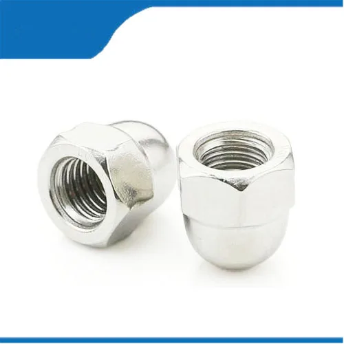 Free shipping 100pcs 50pcs DIN1587 Acorn Nuts m3 m4 m5 m6 m8 m10 to m22 Bronze Brass Cap Nut