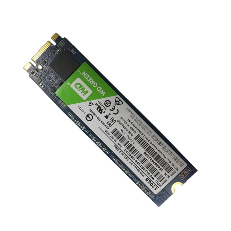 Western Digital WD зеленый ПК SSD 120 ГБ M.2 2280 Внутренний твердотельный жесткий диск WDS120G1G0B 540