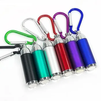 

Wasafire Portable Aluminium Torch Mini LED Ultra Bright Light Flashlight Carabiner Keychain for Camping Hiking or Emergency