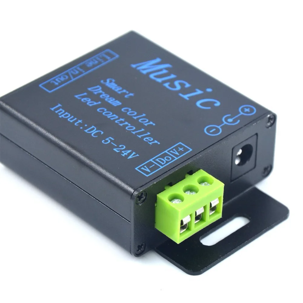 Смарт WS2812 светодиодные полосы света контроллер DC5 24V вход|Контролеры RGB| |