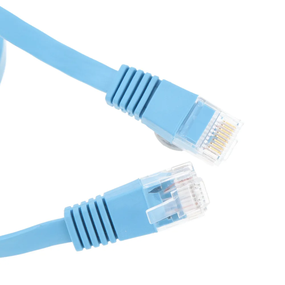 10x высокоскоростной Cat6 Ethernet плоский кабель RJ45 Компьютер LAN Интернет сетевой шнур 0,5 м 2 м 3 м 5 м 10 м 15 м 20 м 25 м 30 м Высокое качество