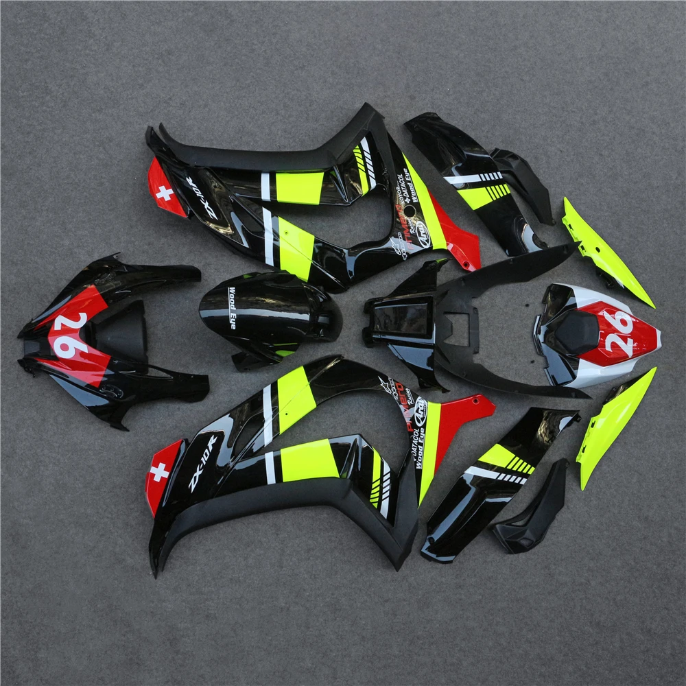 

Injection ABS Fairing Bodywork Panel Kit Set Fit for Kawasaki Ninja ZX10R ZX-10R 16-18 17