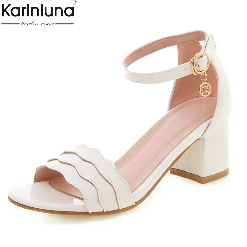 

2019 women's Elegant Ankel Wrap High Heels Summer Sandals Woman Party Shoes Women Big Size 32-43