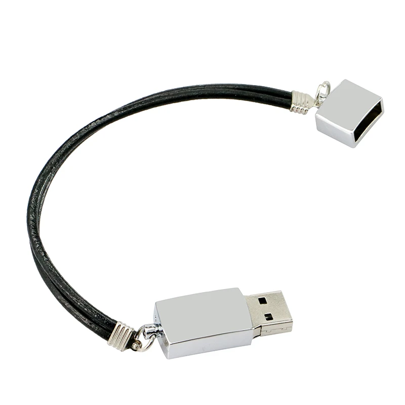 Флеш диск USB 2 0 металлический браслет на запястье usb накопитель карта памяти 8 Гб