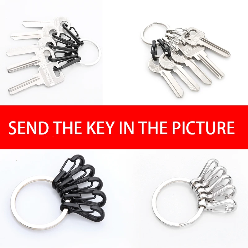 

bushcraft Classic alloy mini D-type spring hanging buckle hanging keychain EDC portable outdoor camping equipment