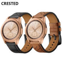 Кожаный ремешок для samsung Galaxy Watch 46 мм 42 мм gear S3 frontier/Классический 22 мм/20 мм браслет на запястье amazfit bip/bip 2