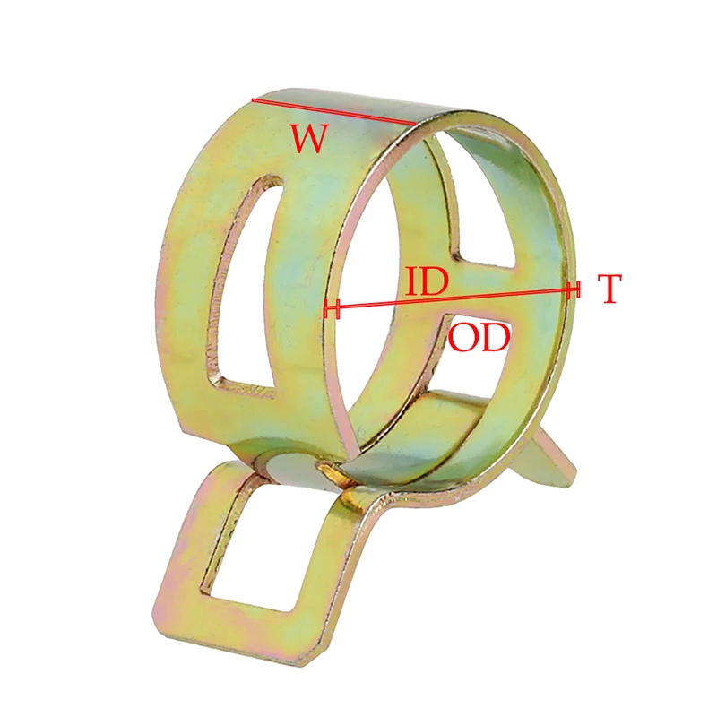 10 шт. 5-22 мм пружинный зажим топливной линии шланг водопровод воздушные трубки зажимы крепеж