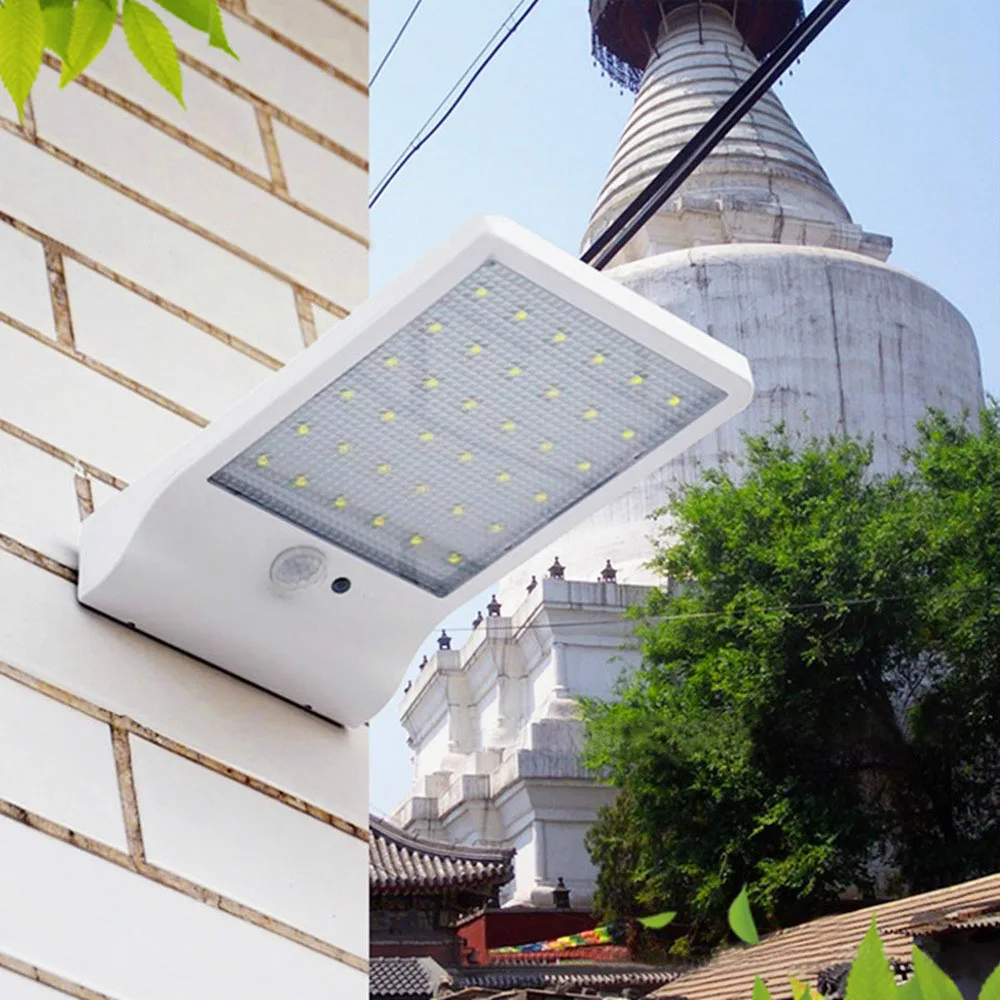 

36LED Outdoor Solar Wall Lights PIR Motion Sensor Street Lights Garden Security Lamp Super Bright Villa waterproof Lighting