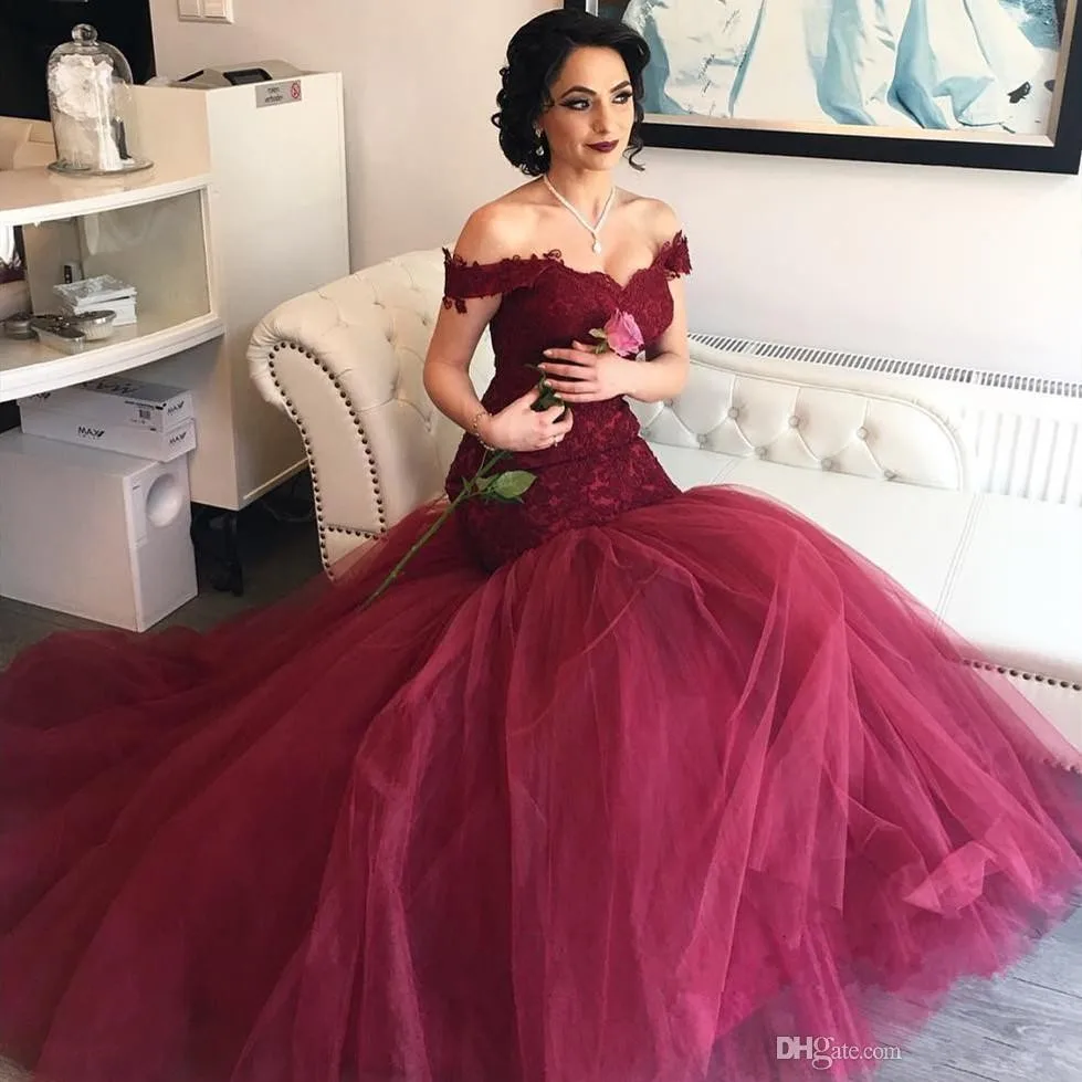 maroon lace wedding dress