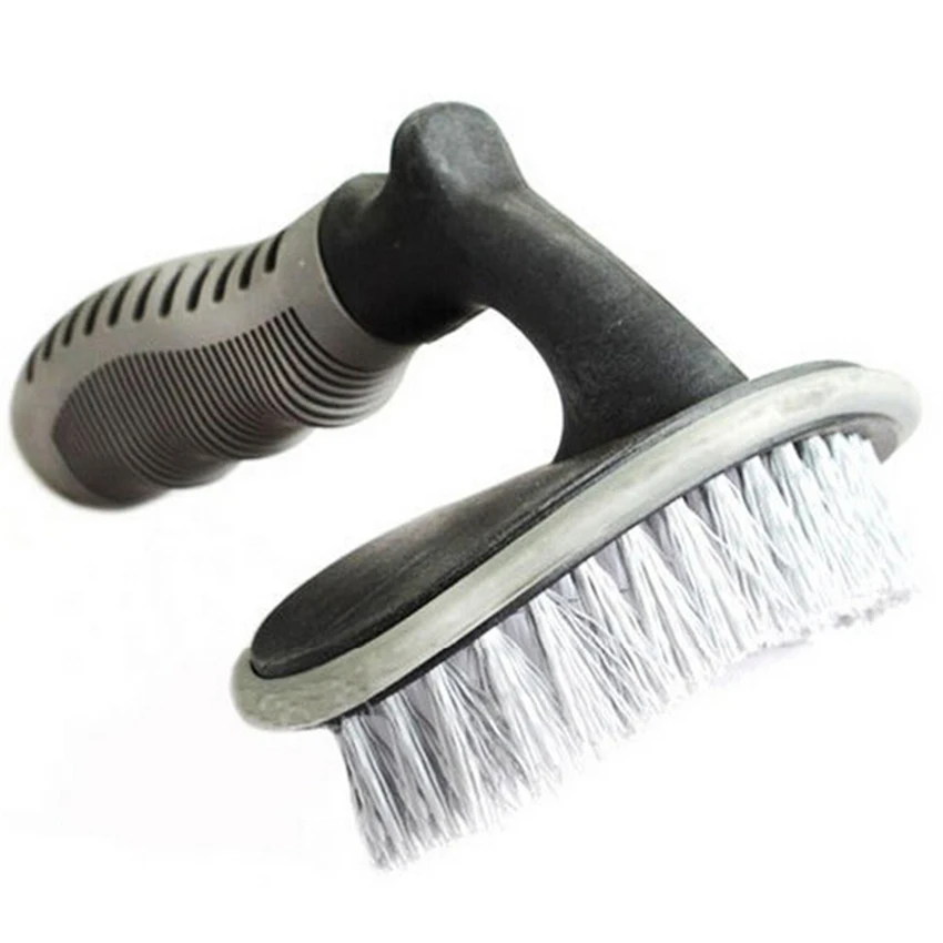 Car Tyre Cleaning Brush T Type Wheel Hub Brush Car Washing Tool Anti