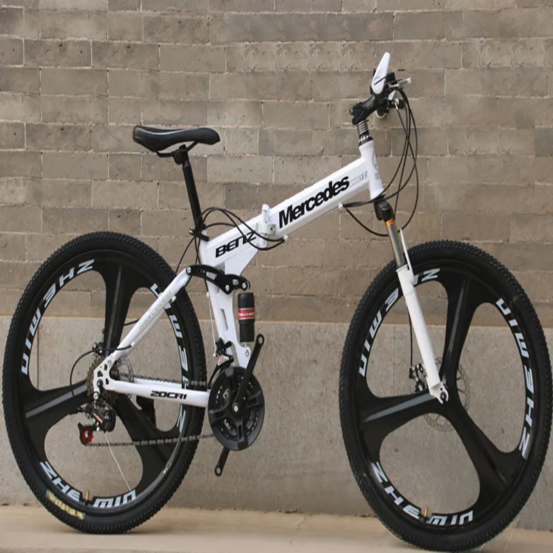 Folding Mountain Bike 26 inch Mountain Mike 21 speed 24 speed 27 Speed Double Disc Brake Bicycle