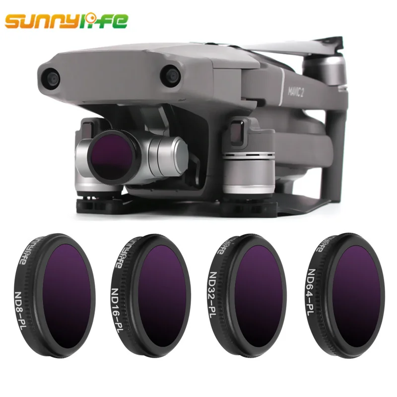 DJI Mavic 2 Zoom Lens Filter 4 Piece Set Combination ND PL Series Lens ...