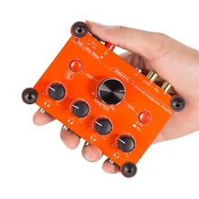 P14 красный Mini 4 канала стерео усилитель для наушников сплиттер studio