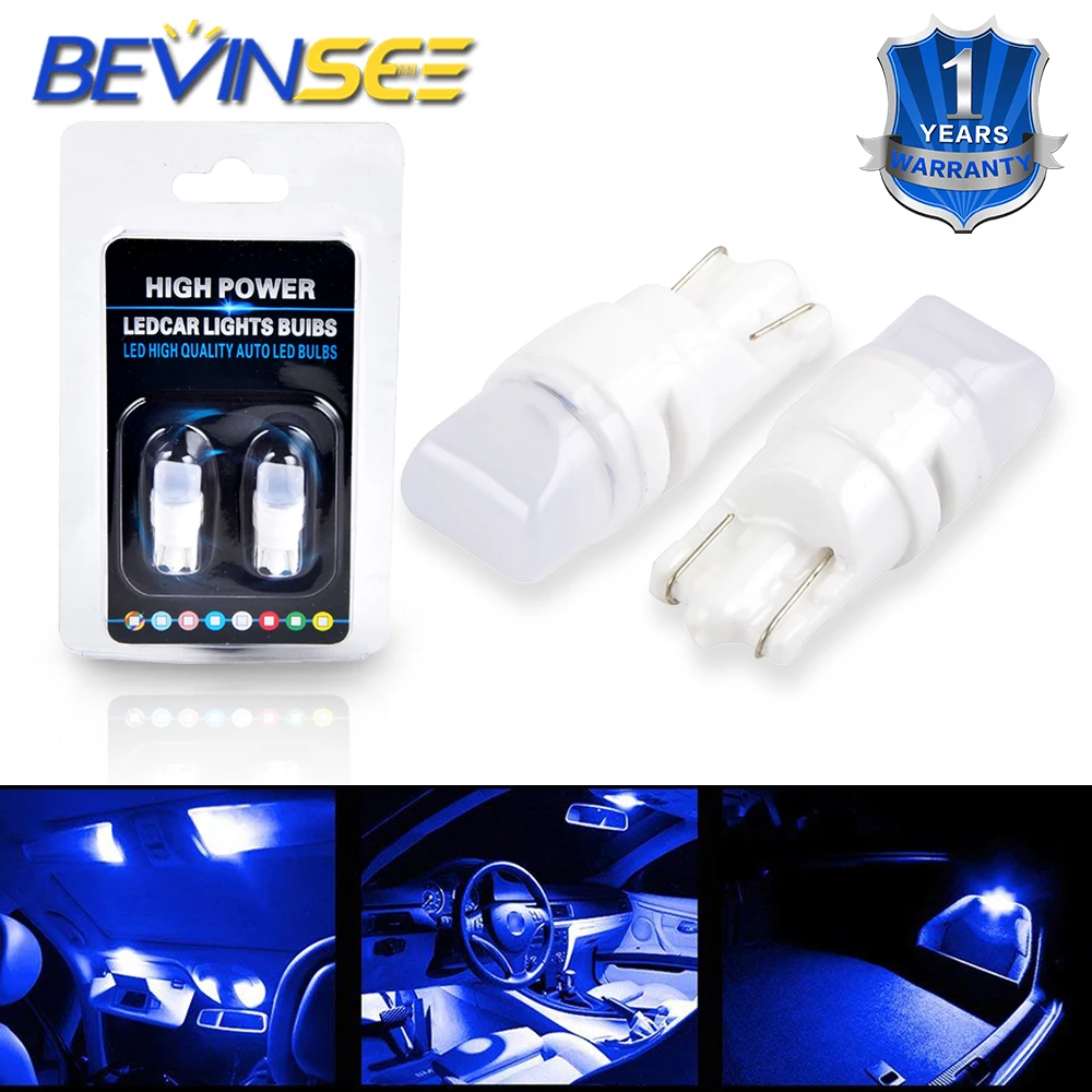 

Bevinsee T10 T8 T12 T15 2835-SMD Chips LED Light Bulbs For Ford Explorer Car Dome Center High Mount Stop Parking Light Lamp Bulb