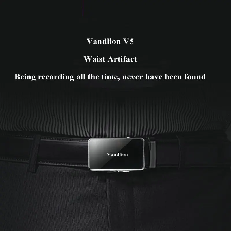 Vandlion Digital Voice Recorder PU Leather Men's Male Waist Belts Audio Recording Dictaphone Long Life Business Sound Recorders Vandlion Digital Voice Recorder PU Leather Men's Male Waist Belts Audio Recording Dictaphone Long Life Business Sound Recorders
