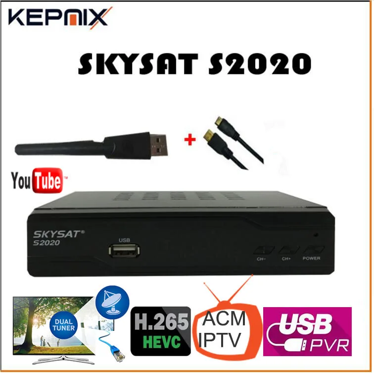 SKYSAT S2020 Twin Tuner IKS SKS receptor acm IPTV H.265 vs skysat v20 Satellite Receiver Brazil for south america stable server SKYSAT S2020 Twin Tuner IKS SKS receptor acm IPTV H.265 vs skysat v20 Satellite Receiver Brazil for south america stable server