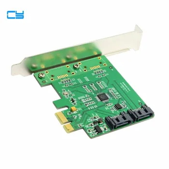 

Low Profile Dual Ports Internal PCI-Express PCIE PCI-E express pci express SATA 3.0 6Gb/s Expansion adapter Card Marvell Chipset