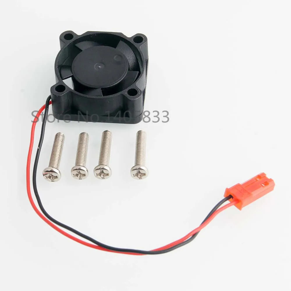 

Model 25mm universal radiator fan brush unlimited radiator fan with JST plug for tram motor
