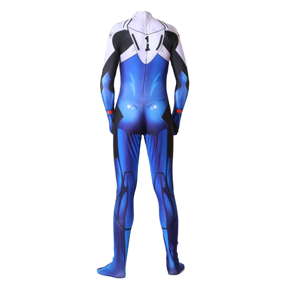 Anime Plugsuit Cosplay Costume Ikari Shinji Zentai Bodysuit Suit Jumpsuits