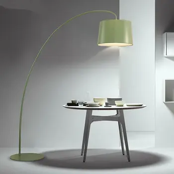 

Creative Fishing Floor Lamp Modern novelty Living Room Bedroom LED Standing Lamp Atmosphere Decor bedside Macaron Light Fixtures