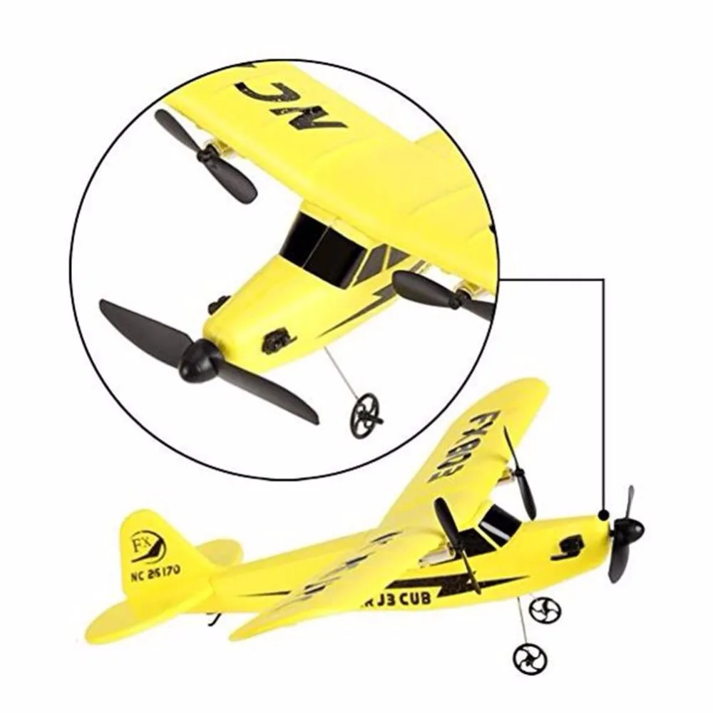 RC Plane Toys For Kid Gift 150m Distance TRC Electric 2 CH Foam Outdoor Remote Control hawker quadrocopter glider airplane model
