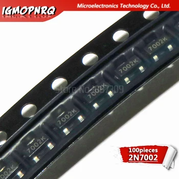 

100pcs MMBT7002LT1G MMBT7002 2N7002 7002 SOT23-3 Bipolar Transistors - BJT transistor new original