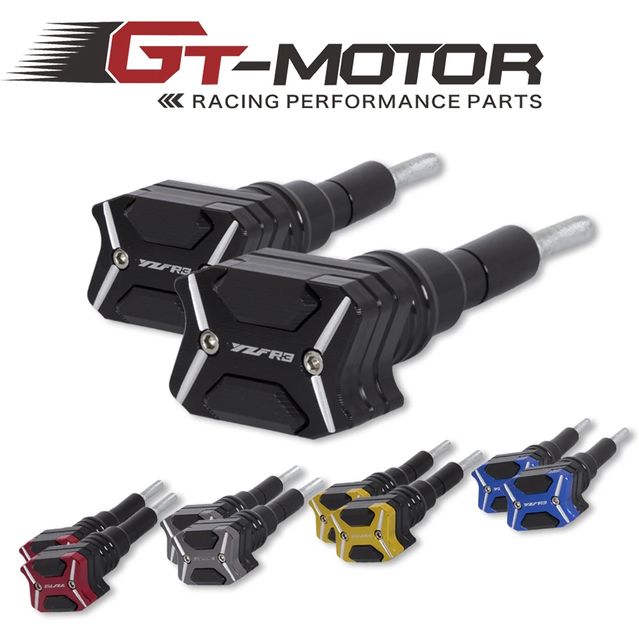 GT мотор на Ямаха YZF-R3 и R3 является новый Алюминиевый ЧПУ левый и правый мотоцикл Анти-краш колодки протектор Рама слайдер GT мотор на Ямаха YZF-R3 и R3 является новый Алюминиевый ЧПУ левый и правый мотоцикл Анти-краш колодки протектор Рама слайдер