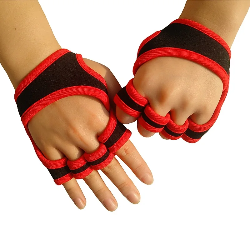 Gym Weightlifting Training Gloves Hand Palm Protect Fitness Gear Gymnastics Equipment Crossfit Gloves Body Building Gloves