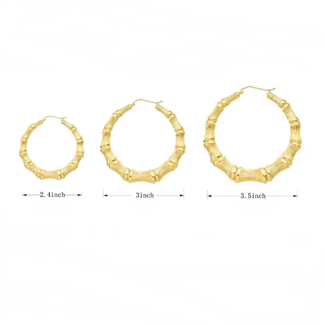 Online Customizable Customize Name Earrings Bamboo Style Custom Placeholder Customizable Customize Name Earrings Bamboo Style Custom Hoop With Statement Words
