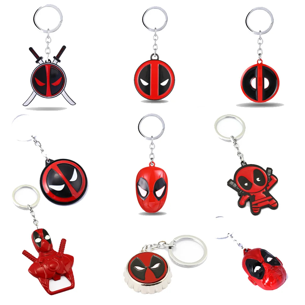 Deadpool 2 llaveros vade-x-men colgante Metal llavero soporte superhéroe hombre coche bolso llavero Chaveiro película joyería