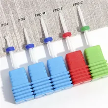 Керамические сверла для ногтей цилиндр для маникюра дизайн ногтей поворотный точильный камень с головкой ЗАМЕНА СВЕРЛА Маникюрный Инструмент Горячий