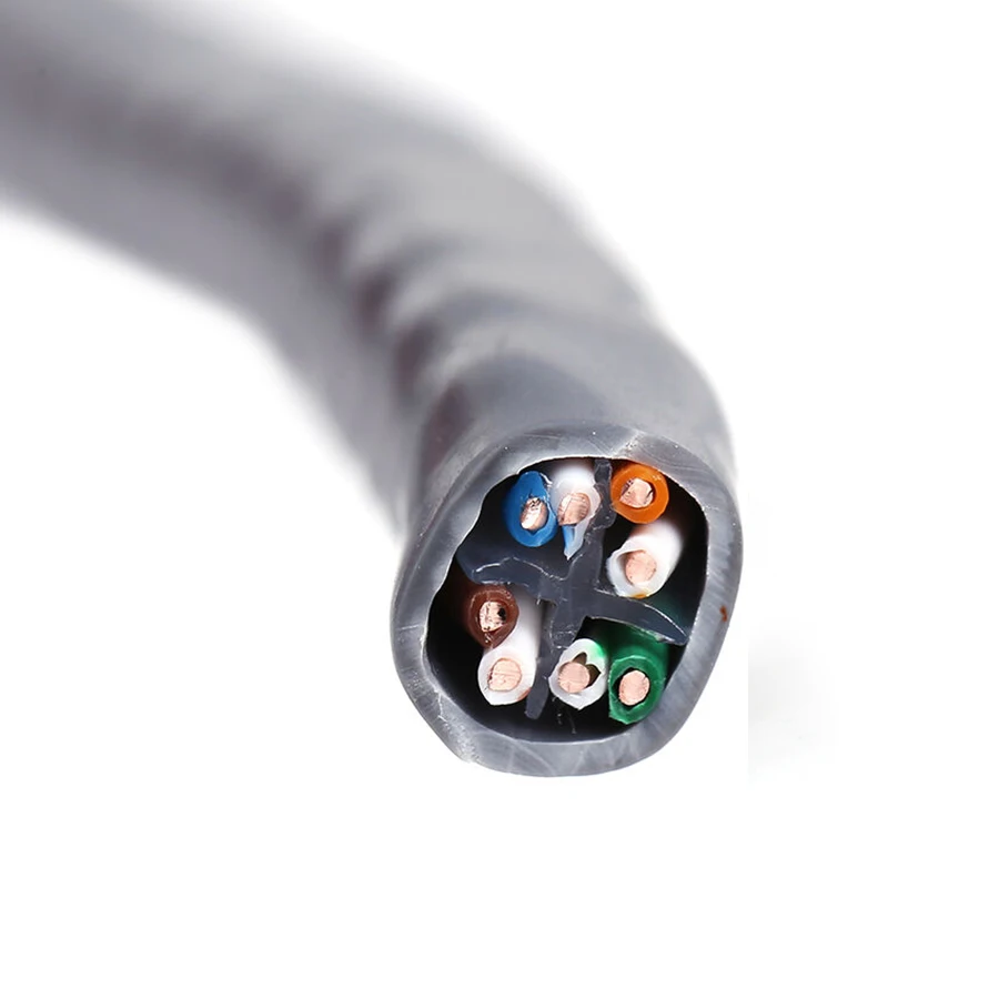 Choseal 30th юбилей QS6162 DIY Cat6 Gigabit Lan кабель Ethernet из чистой бескислородной Медь высокое