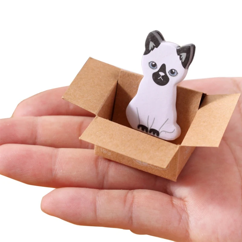 

Carton Cute 20 Sheets Carton Cat Type Sticky Note Self-adhesive Note Pad Bookmarkin Paper Bookmarks Office School Supplies