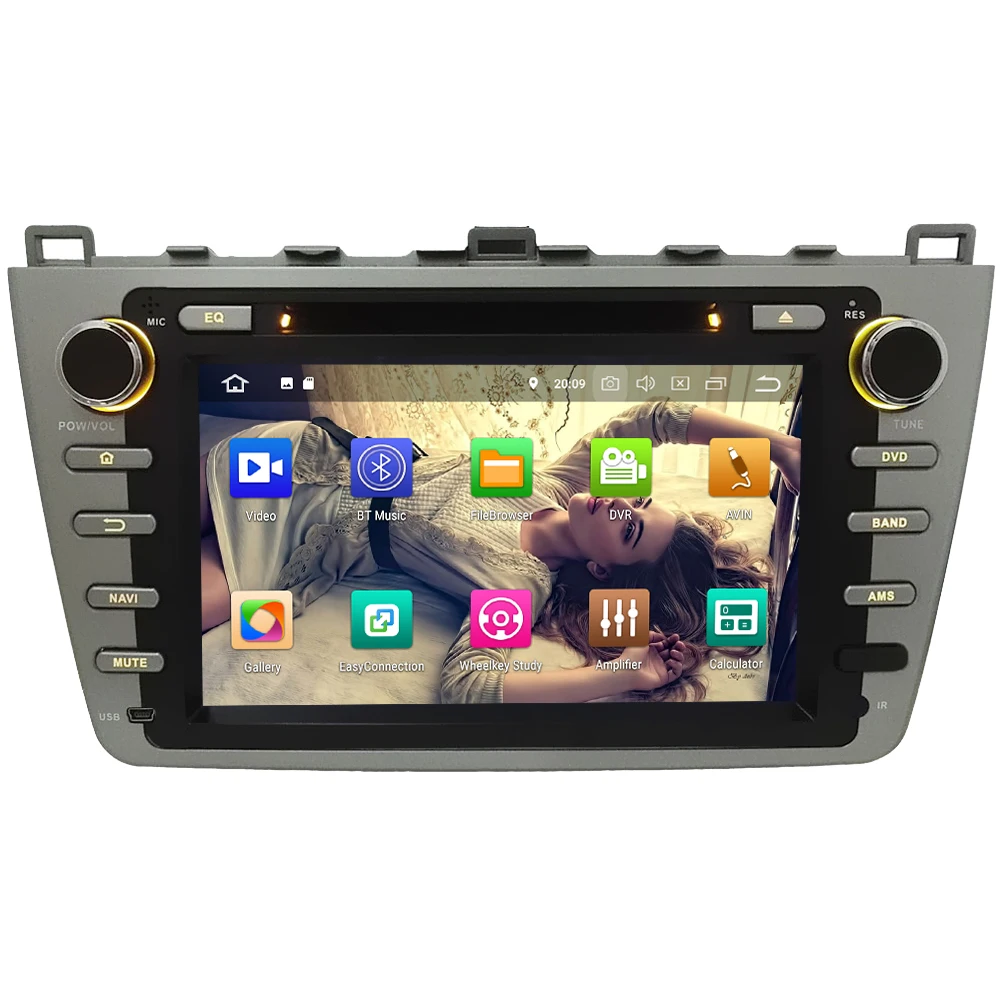 Best KLYDE 8" 4G WIFI Android 8 Octa Core 4GB RAM 32GB ROM Car DVD Multimedia Player For Mazda 6 Ultra Ruiyi 2008 2009 2010 2011 2012 1