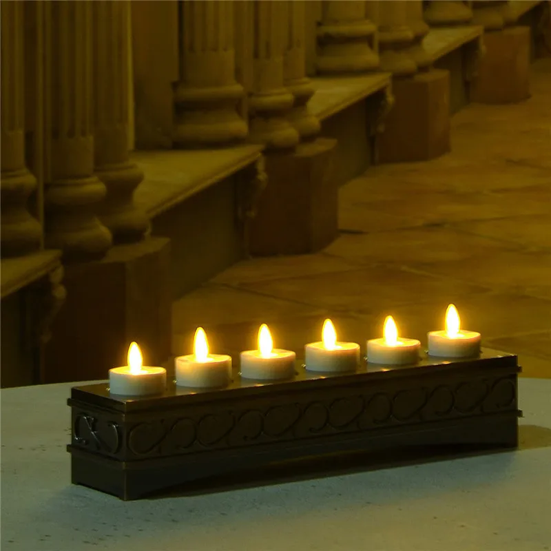 Rechargeable Luminara Votiev Tealight Candle Luminara Flickering