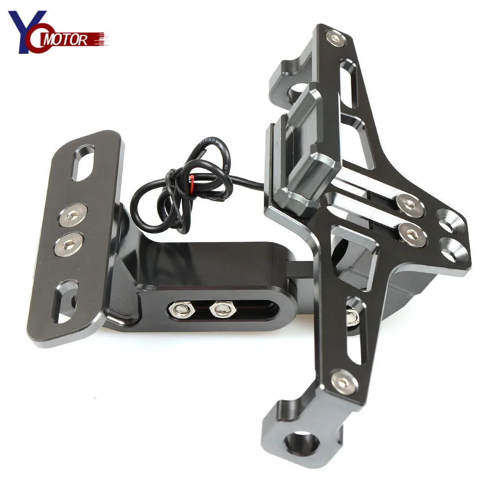 CNC мотоцикл номерной знак кронштейн рамка для SUZUKI GSXR1000 GSXR600 GSXR750 BMW F800GT F800R