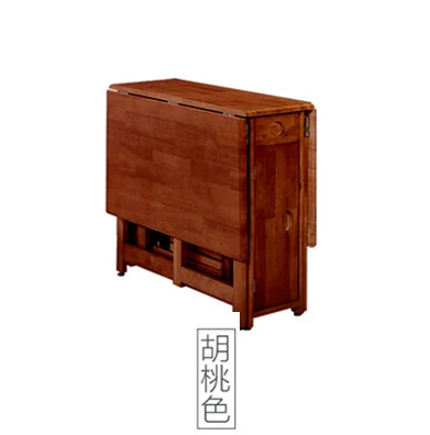 1 Set Table Chair Combination Multifunction Modern Simplicity Style Solid Wood Scalable Folding Dining Room Desk