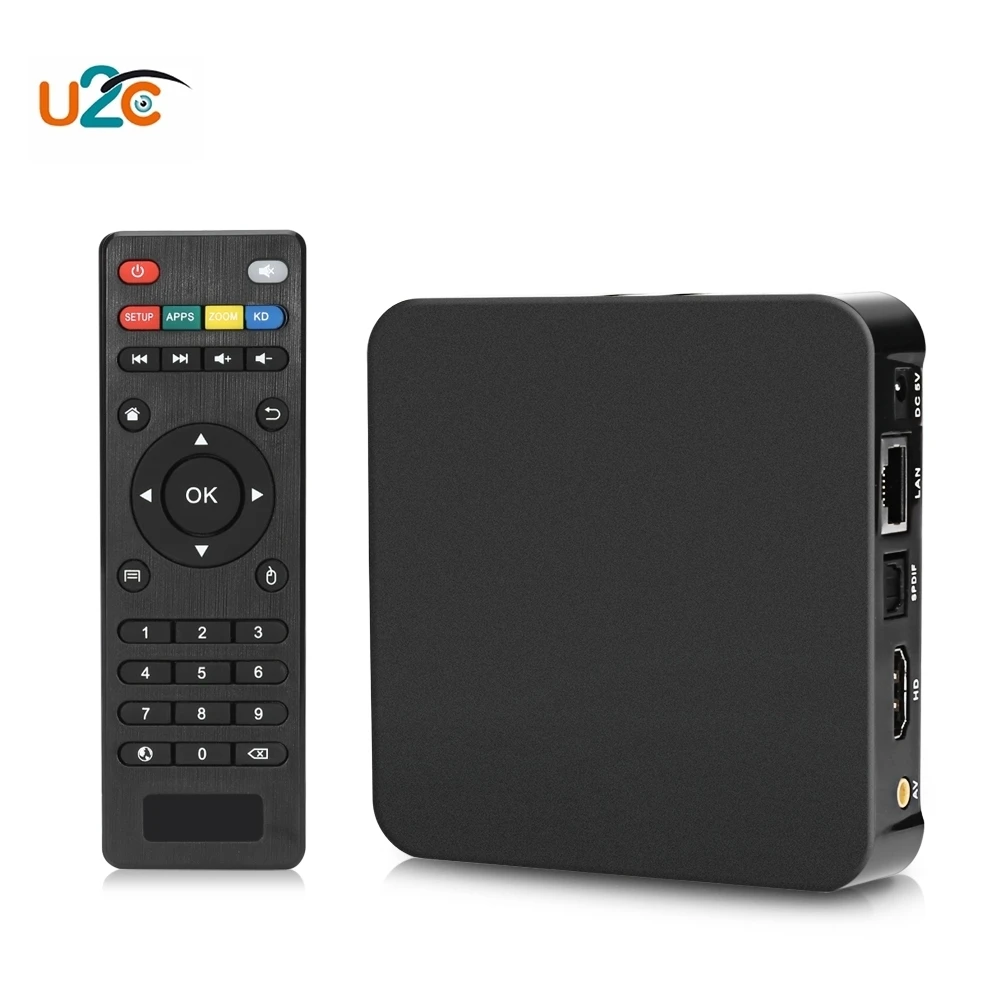 

U2C Z - Pro TV Box Android 7.1 Support 4K 2.4GHz WiFi Amlogic S905X/Cortex A53 Set-top Box3D Video/DLNA Multi-media Player