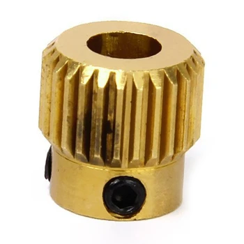 

MK 8 Extruder gear 26 Tooth copper 11 x 11 mm Fa 1/4 r 3D printer